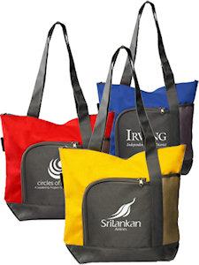 Tote Bags: Collegiate Two Tone Tote Bags
